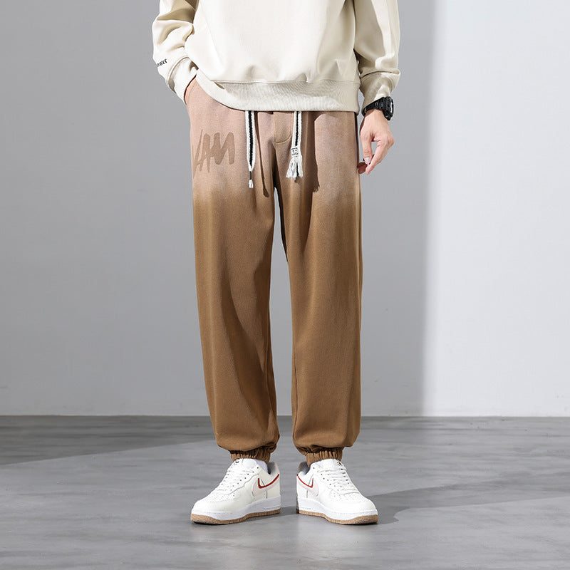 Heren losse taps toelopende trendy casual joggingbroek