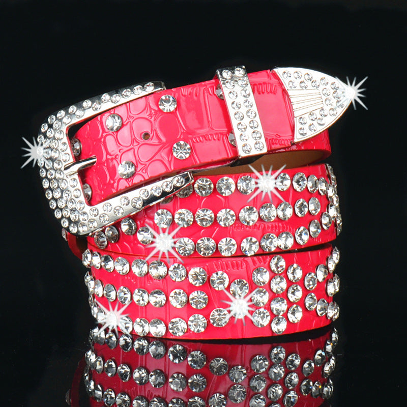 Rhinestone Decorative Waist Belt for Women