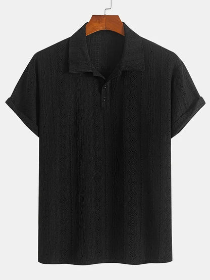 Ademende lichtgewicht casual polo