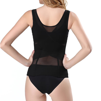 Corset Zes Borsten Corset Taille Gecontroleerde Top