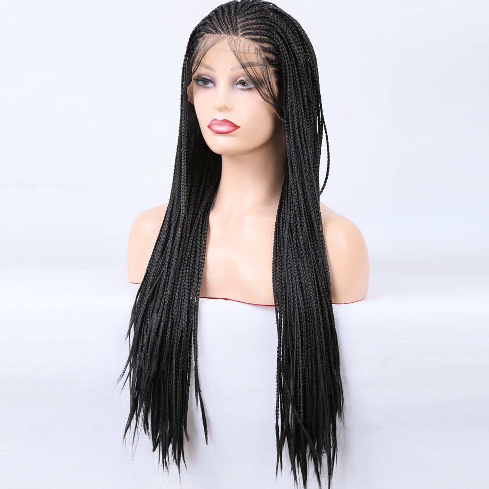 Gevlochten Lace Front Pruik
