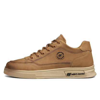 Britse stijl Martin PU-leren scneakers met zachte zool
