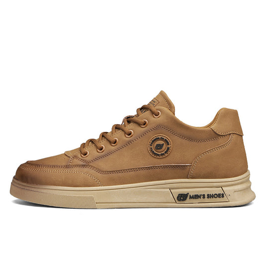 Britse stijl Martin PU-leren scneakers met zachte zool