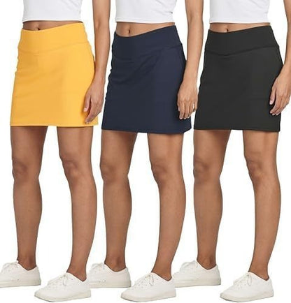Sportieve 3-delige mini-skort set