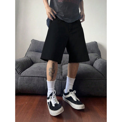 Retro Denim Shorts for Men