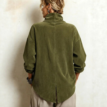 Irregular Corduroy Top