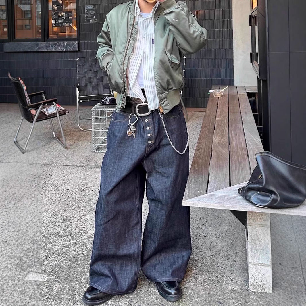Baggy Raw Denim Jeans