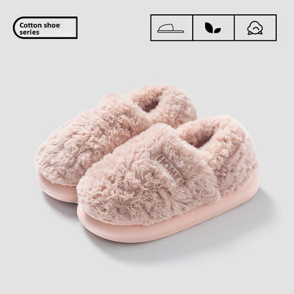 Winter Plush Indoor Outdoor Cotton Slippers