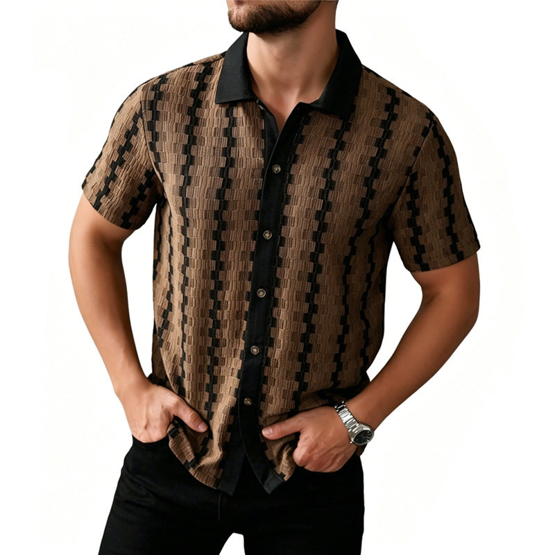 Classic Checkered Short Sleeve Shirt