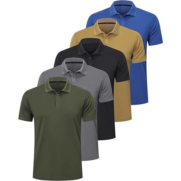 Mens Moisture Wicking Quick Dry Polo Shirt