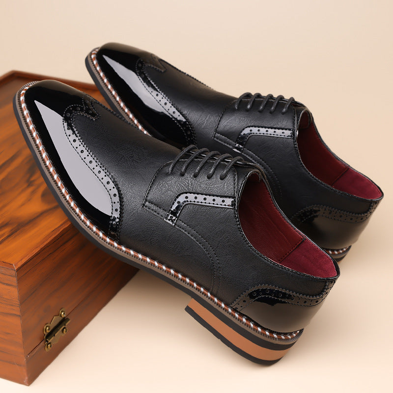 Mens Brogue Leather Shoes