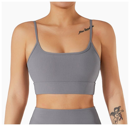 Womens Halterneck Long Sleeve Yoga Suit Tight Fitness Wear