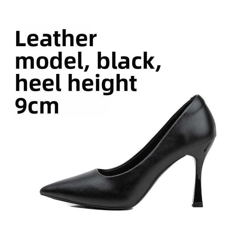 Women's Sheepskin Stiletto High Heels