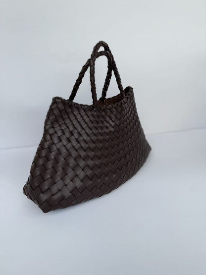 Niche Design Light Luxury Simple Handbag Woven Vegetable Basket