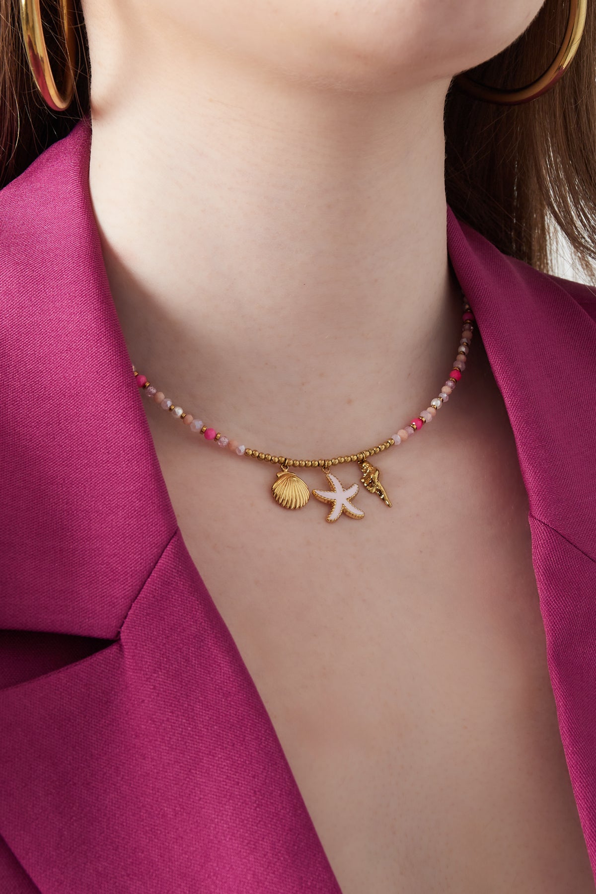 ketting pink sea babe