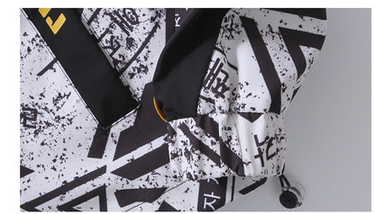 Trendy heren jas met print