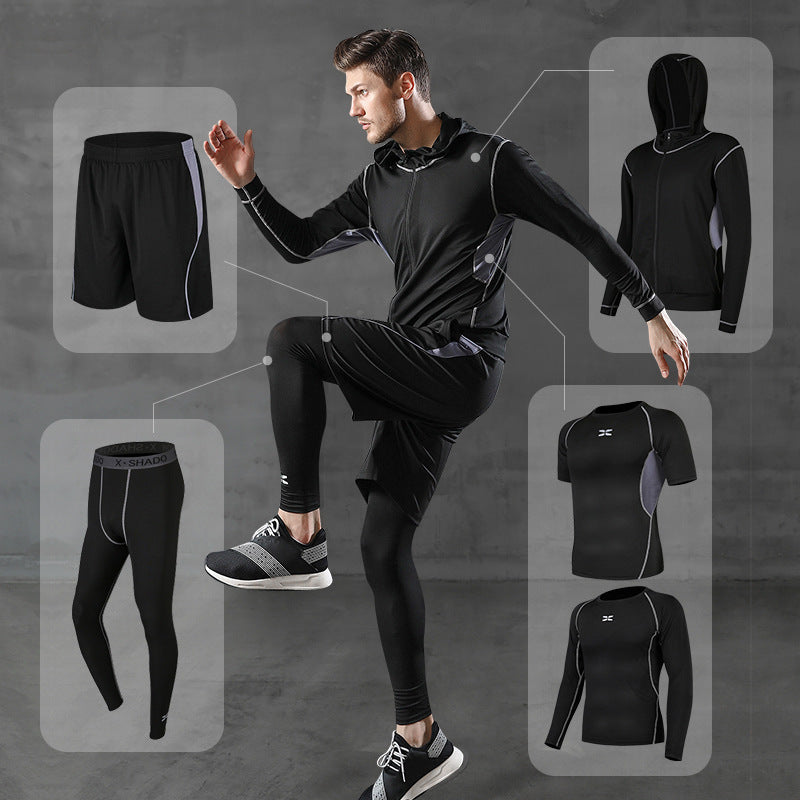 Men's Athletic Training Five-Piece Set