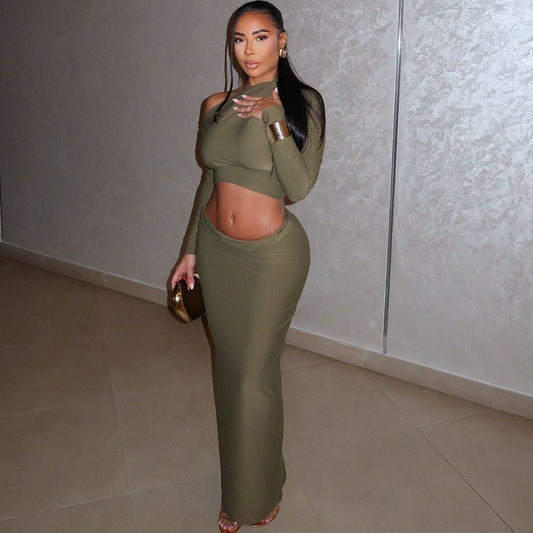 Comfortabel cropped dameskostuum