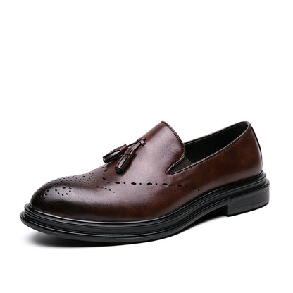 Echte leren heren brogues voor informele gelegenheden