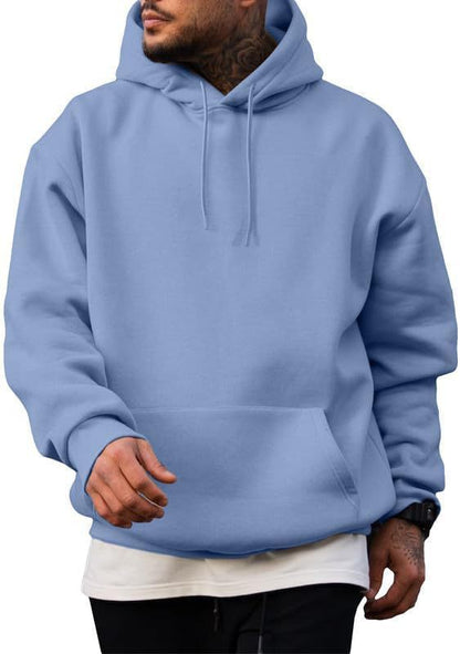 American Style Trendy Brand Solid Color Sweater Trendy Men's Suit Hoodie