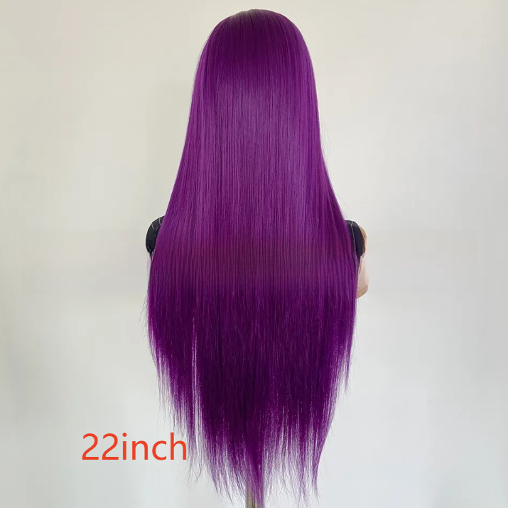 Purple Lace Front Synthetic Wig
