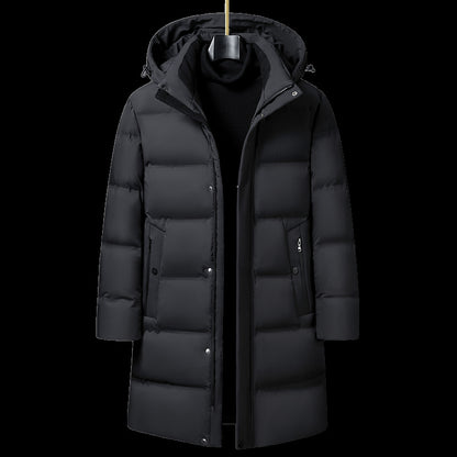 Men's Anti-Velvet Lined Hat Craft Down Jacket