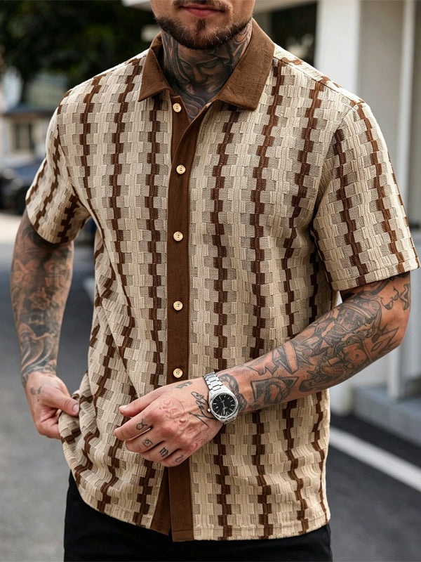 Classic Checkered Short Sleeve Shirt