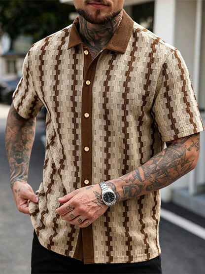 Classic Checkered Short Sleeve Shirt