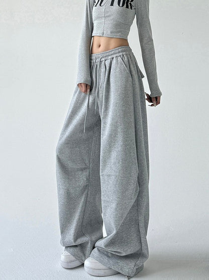Womens High Waisted Straight Leg Sweatpants