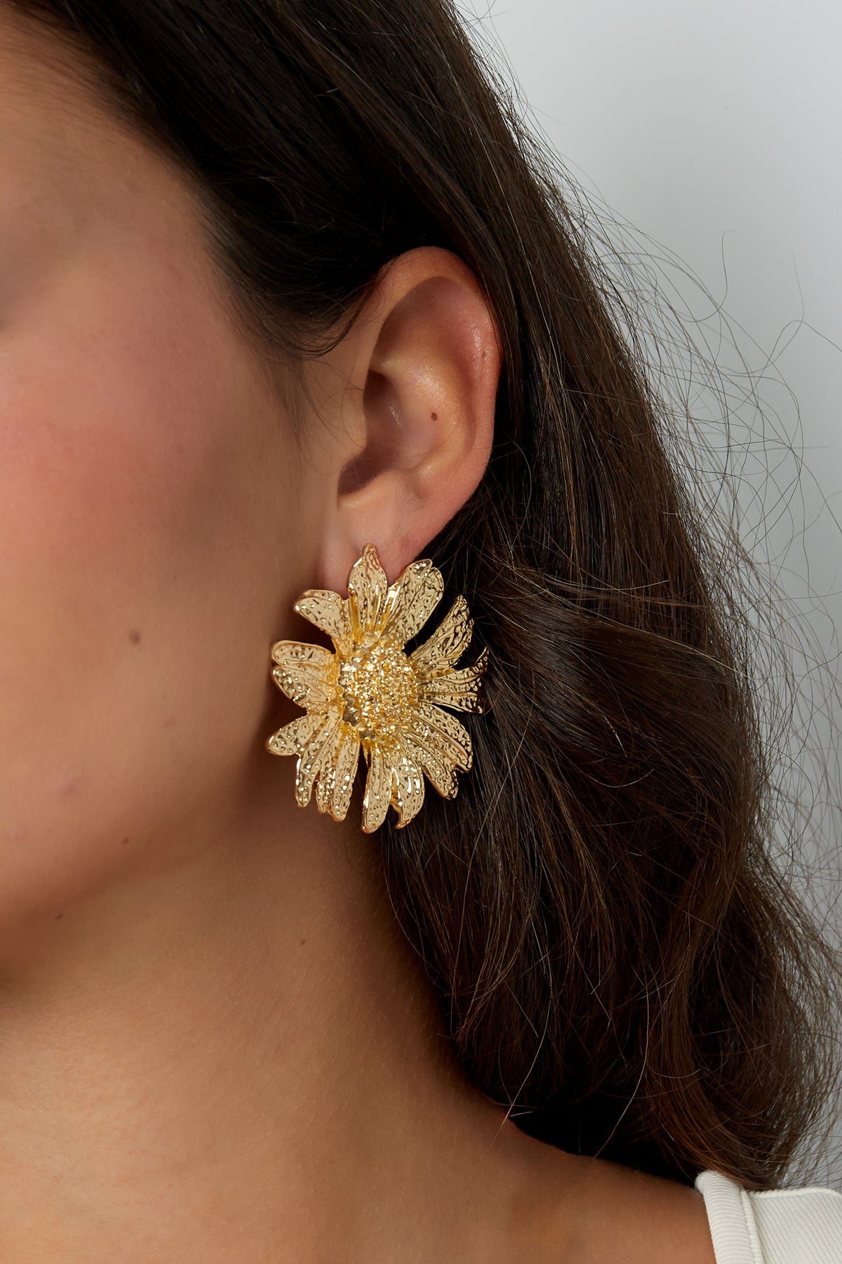 sunflower statement earrings