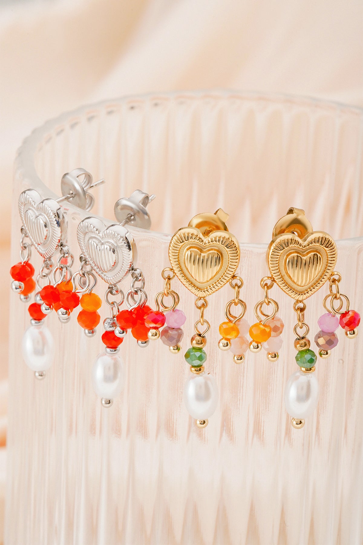 love rain earrings