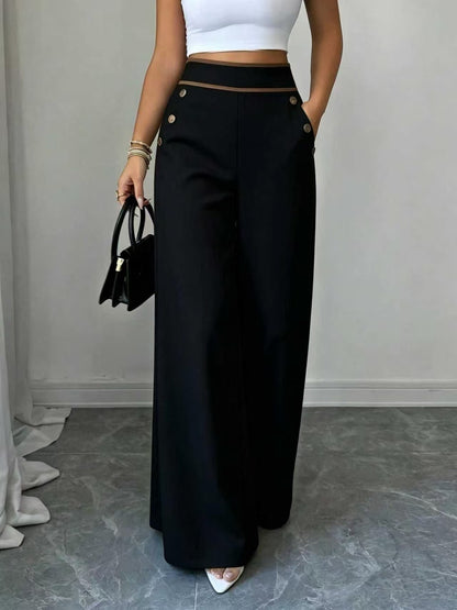 Wide-leg trousers