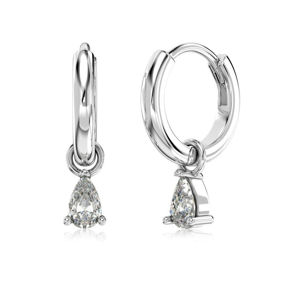 Lichte luxe S925 sterling zilveren oorbellen