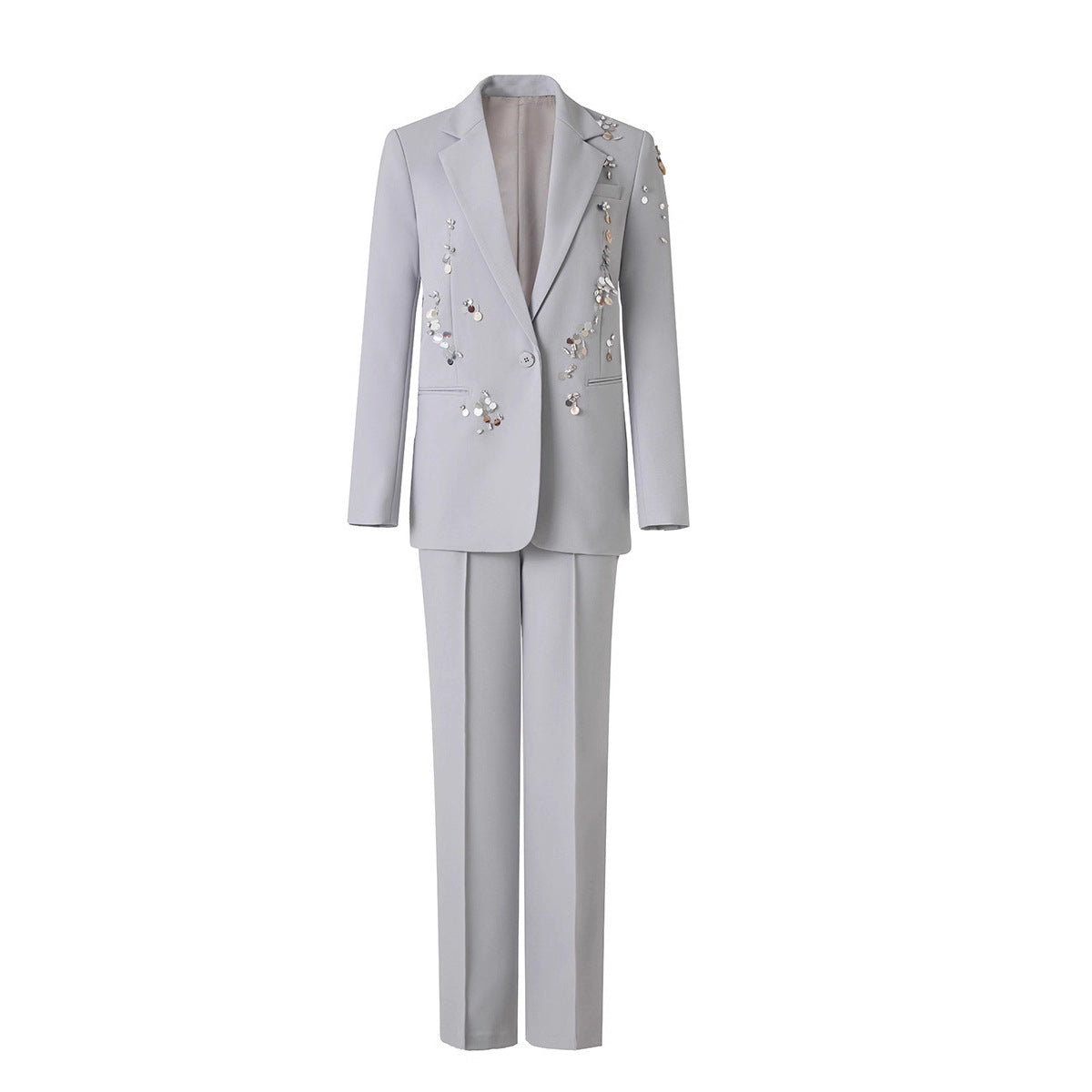 Two piece slim fit suit set