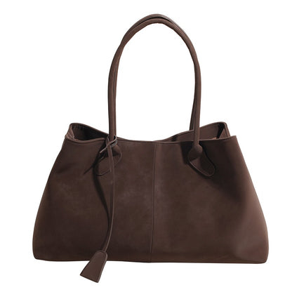 Retro Suede Tote Bag for Women
