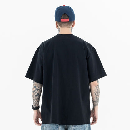 Men's Clothing Joker Dark Breathable Printed Crew Neck Short Sleeve T-Shirt for Men and Women