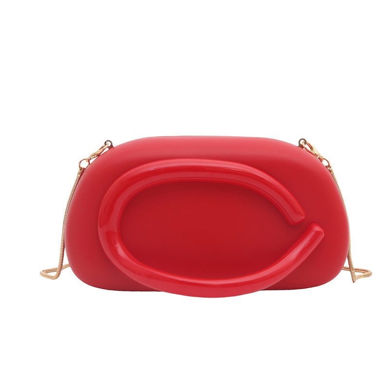 Elegant Chain Strap Clutch Bag