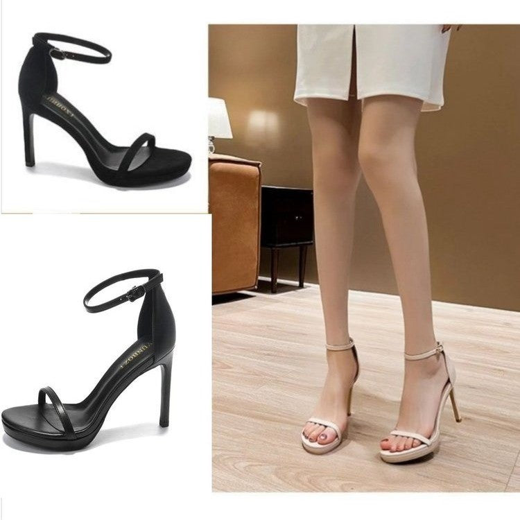 Womens High Heel Sandals Stiletto Platform Summer Shoes