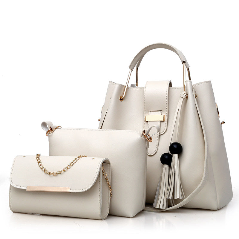 Dames messenger- en schoudertas set van PU-leer
