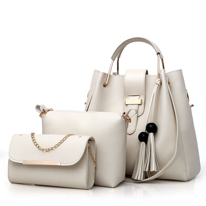 Dames messenger- en schoudertas set van PU-leer
