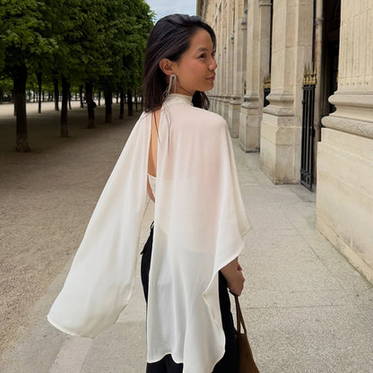 Shawl-style top