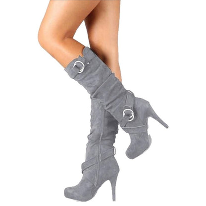 Women's suede boots
