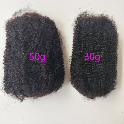 Afro Kinky Curly Bulk Menselijk Haar