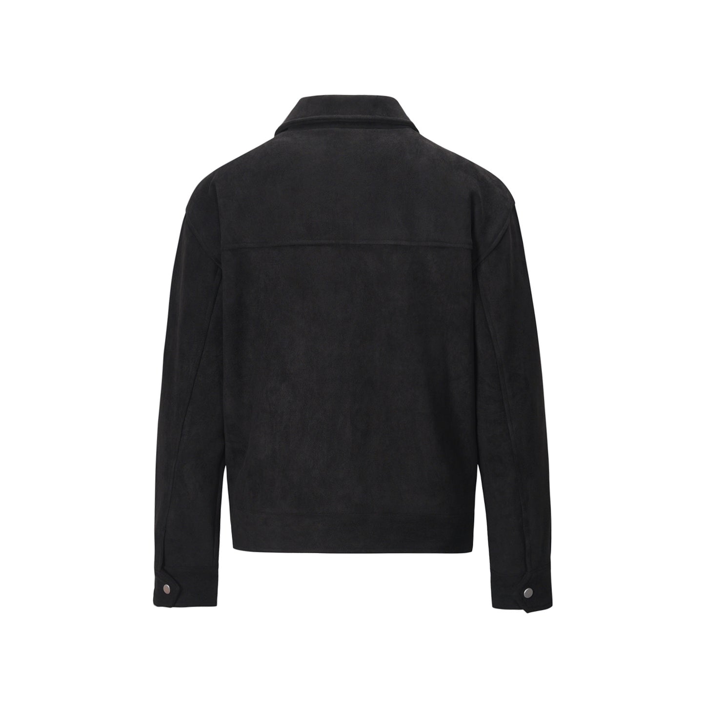 Mens Vintage Suede Lapel Casual Jacket