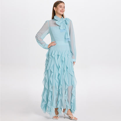 Fringed Elegant Fishtail Skirt