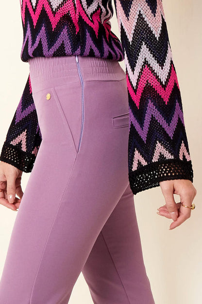 Slim-fit broek Beige S