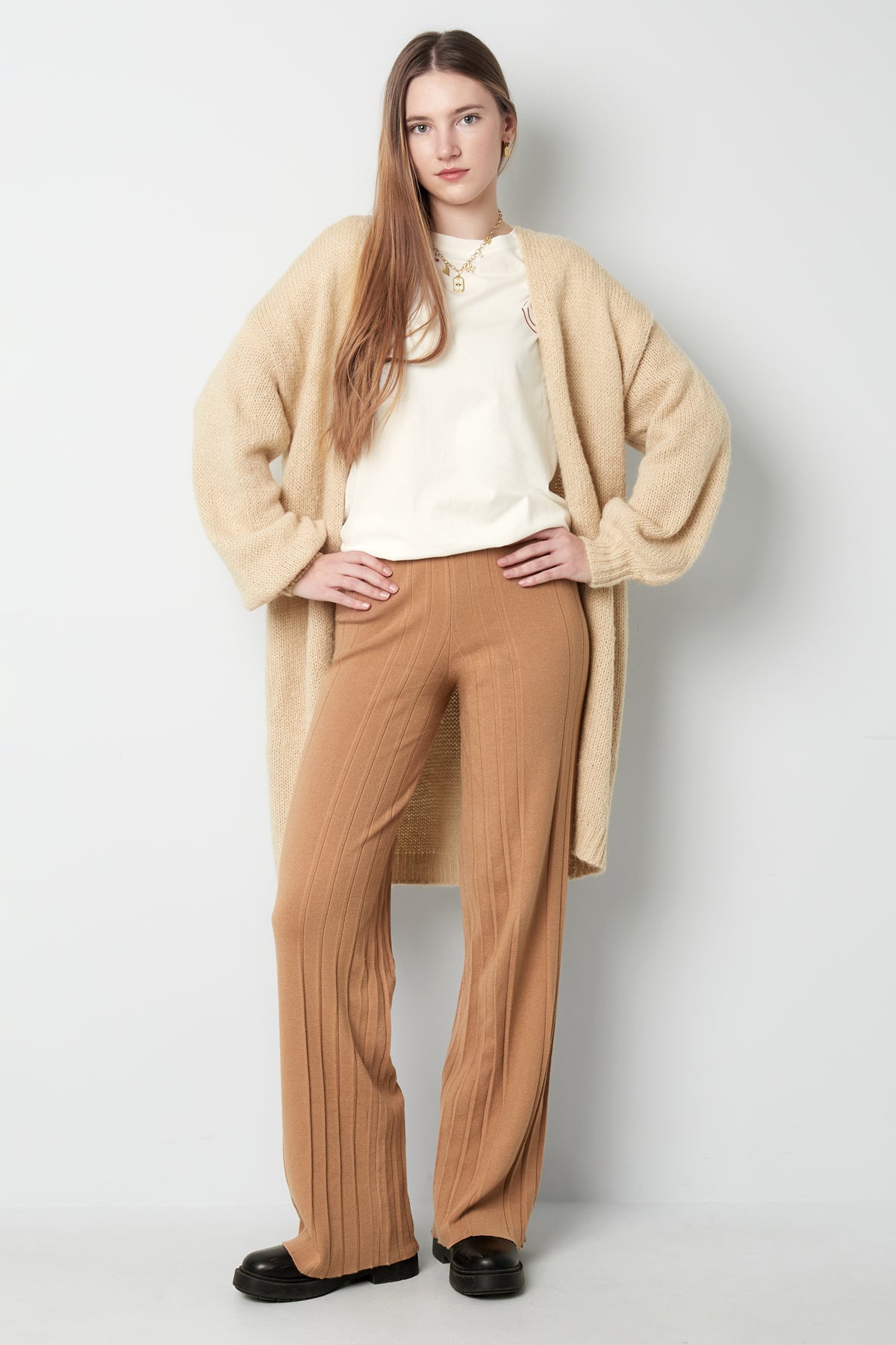 Stay comfy broek - off white