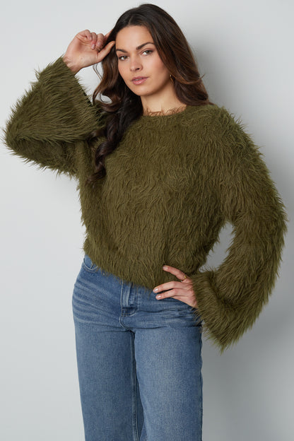 Fluffy finesse top
