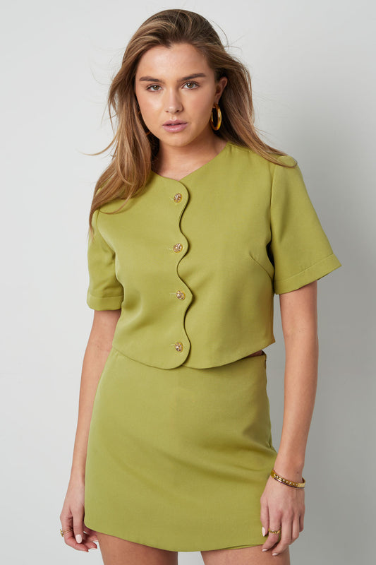 Short sleeve top happy