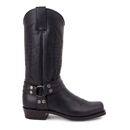 Square Heel Knight Boots for Men